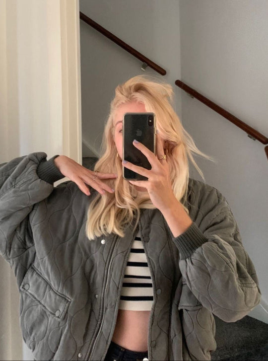 R&B | Gepolsterte Bomberjacke