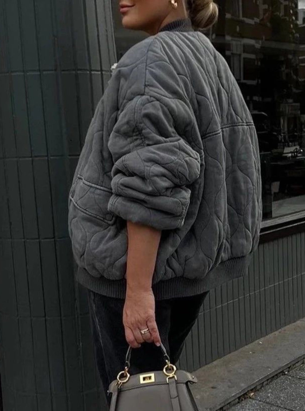 R&B | Gepolsterte Bomberjacke