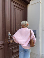 R&B | Strickpullover mit Hohem Hals Lässige Passform Minimalistischer Stil