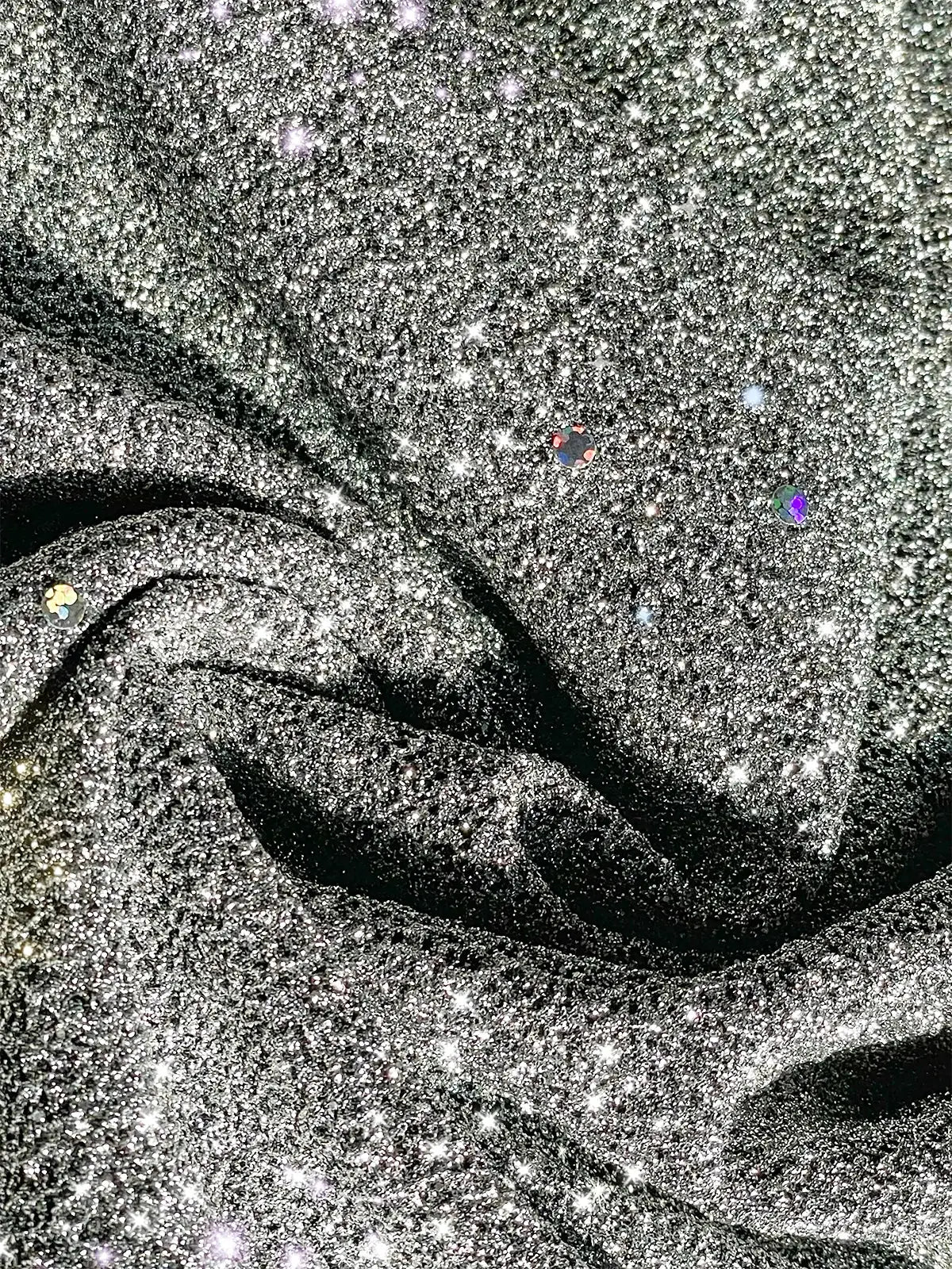 Glitzerndes Damen Paillettenkleid mit Langen Ärmeln für Party & Events - R&B