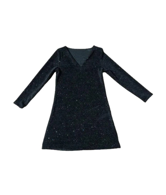 Glitzerndes Damen Paillettenkleid mit Langen Ärmeln für Party & Events | R&B