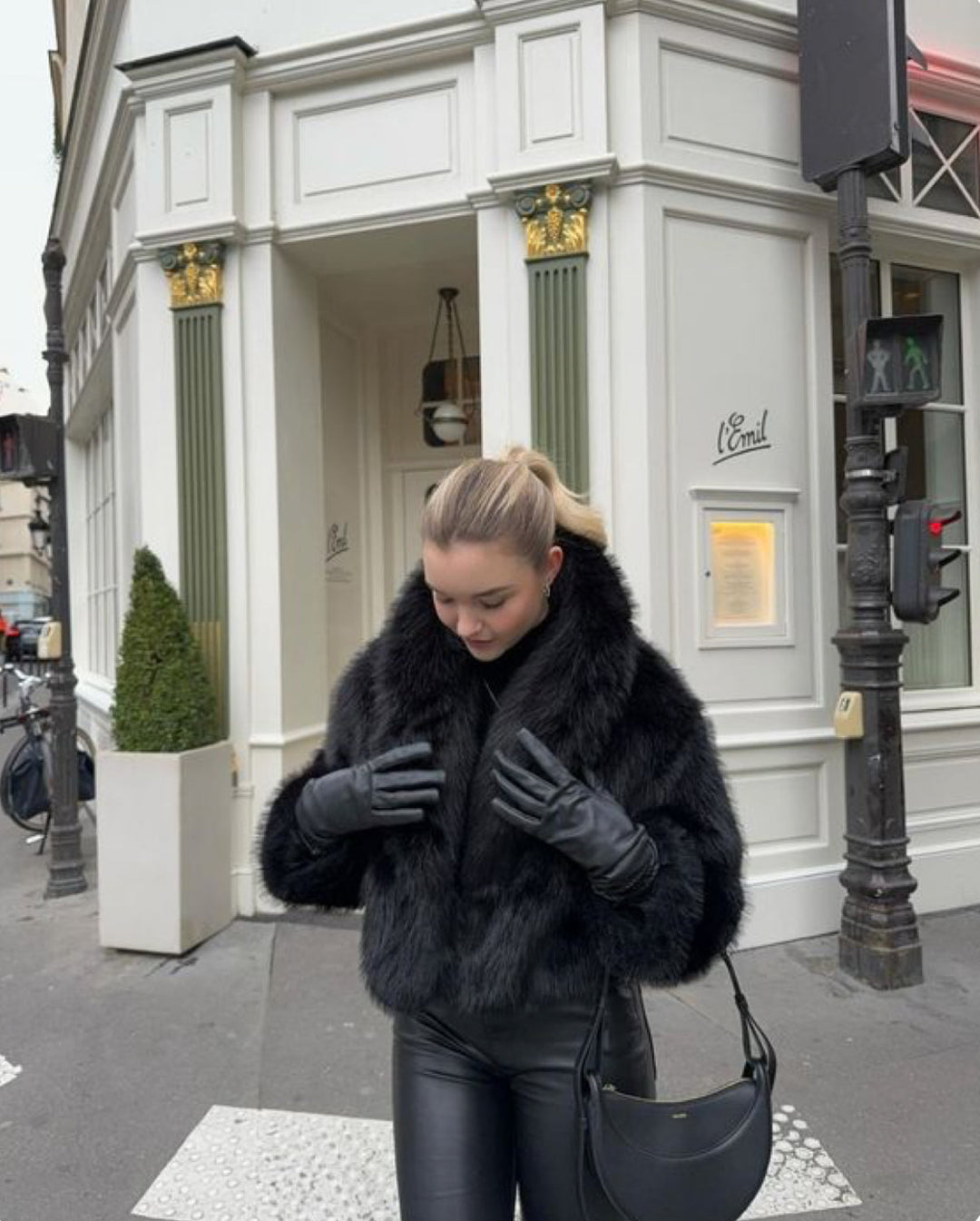 R&B | Luxuriöser Kunstfell-Wintermantel für Damen