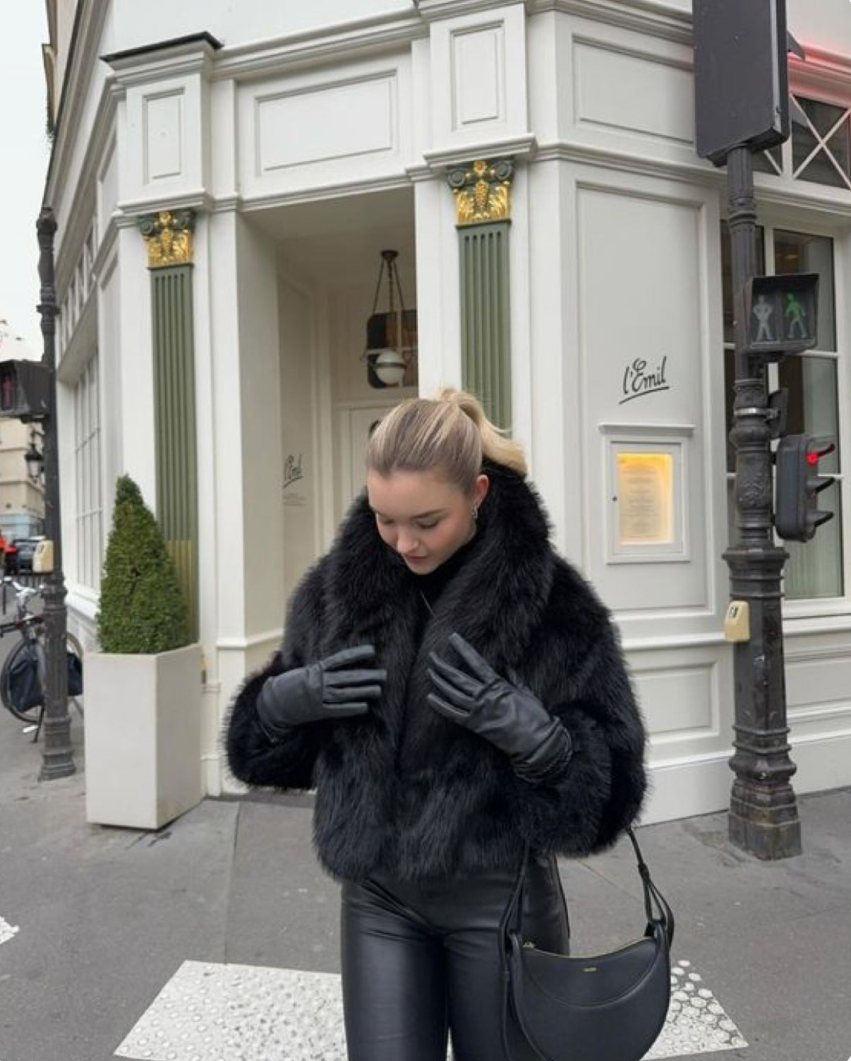 R&B | Luxuriöser Kunstfell-Wintermantel für Damen