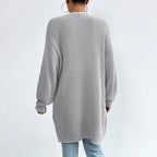 R&B | Einfarbige Elegante Strickjacke mit Taschen