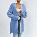 R&B | Einfarbige Elegante Strickjacke mit Taschen