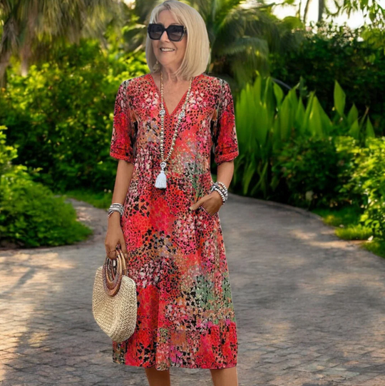 R&B | Leichtes Sommer & Frühlings Midikleid