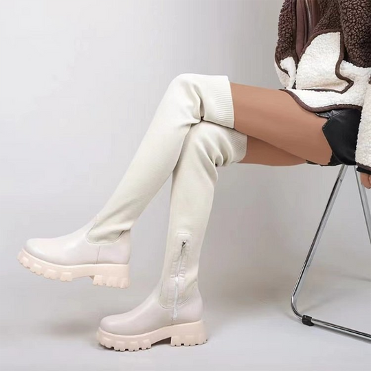 Stilvolle oberschenkelhohe stiefel R&B
