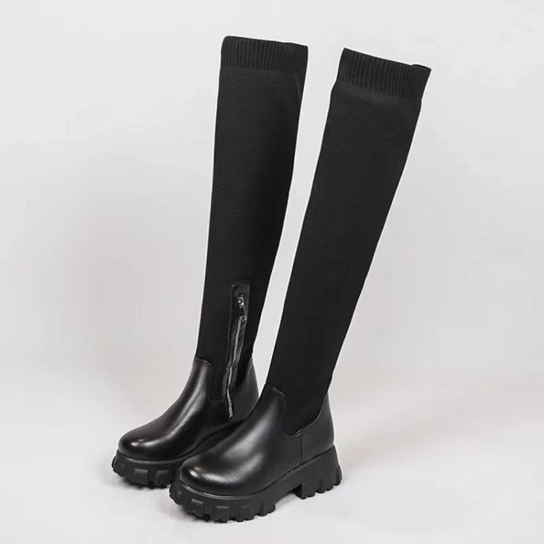 Stilvolle oberschenkelhohe stiefel R&B