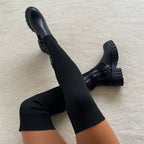 Stilvolle oberschenkelhohe stiefel R&B