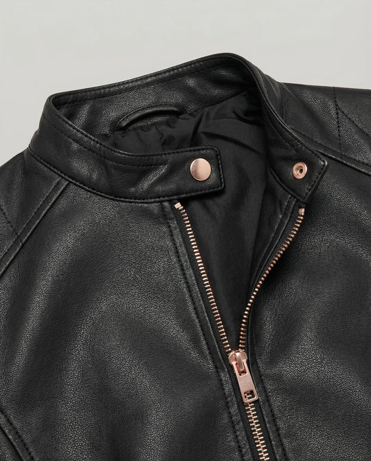 Elegante Lederjacke Damen | R&B