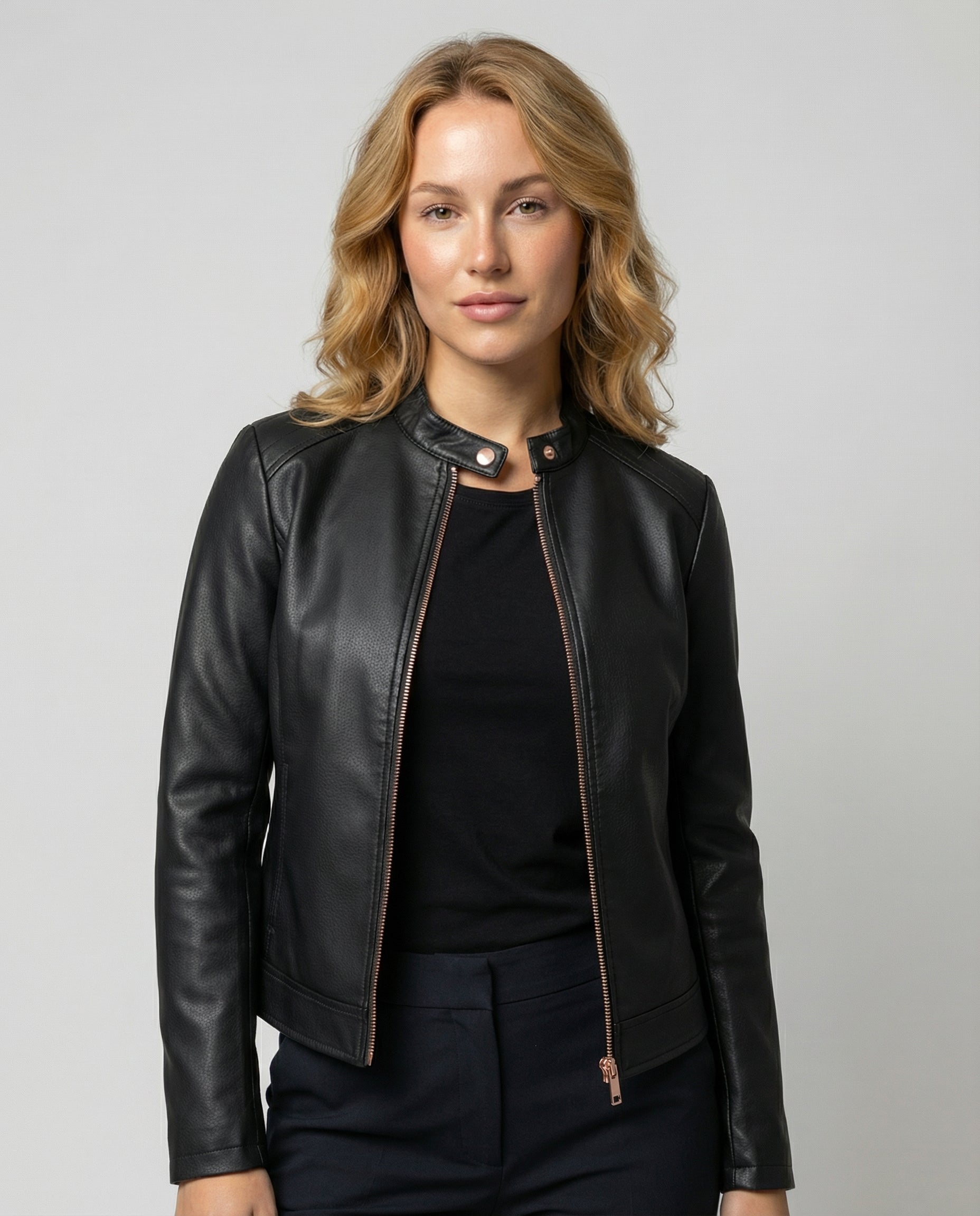 Elegante Lederjacke Damen | R&B