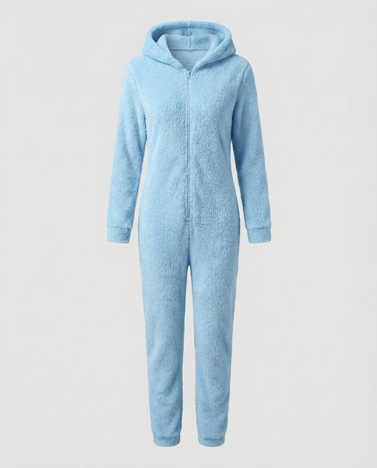 Damen Teddy Fleece Overall Kapuze | R&B