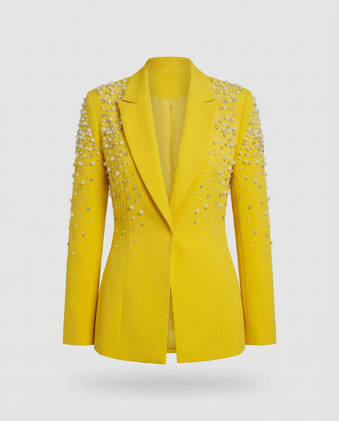 R&B | Slim Damenblazer mit Perlendetails