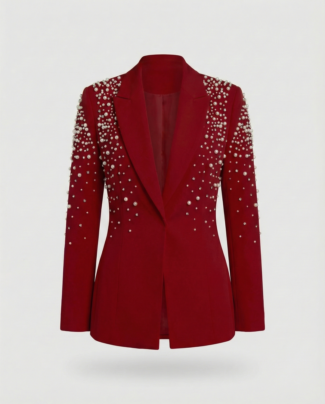 R&B | Slim Damenblazer mit Perlendetails