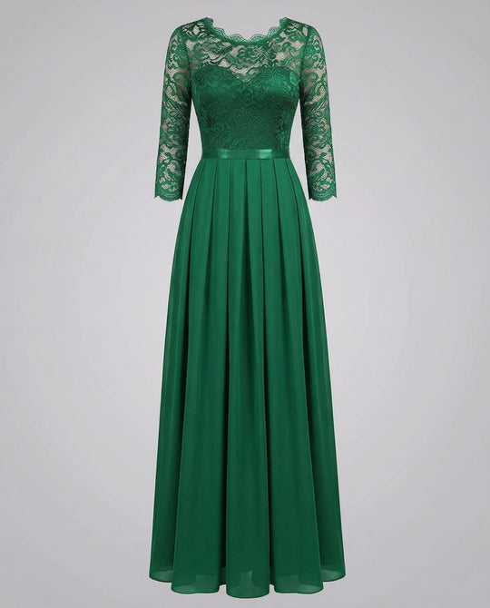 Elegantes Spitzen Brautjungfernkleid | R&B