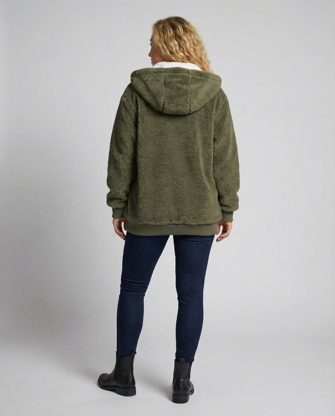 Übergroße Teddyjacke Damen | R&B