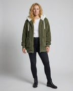 Übergroße Teddyjacke Damen | R&B