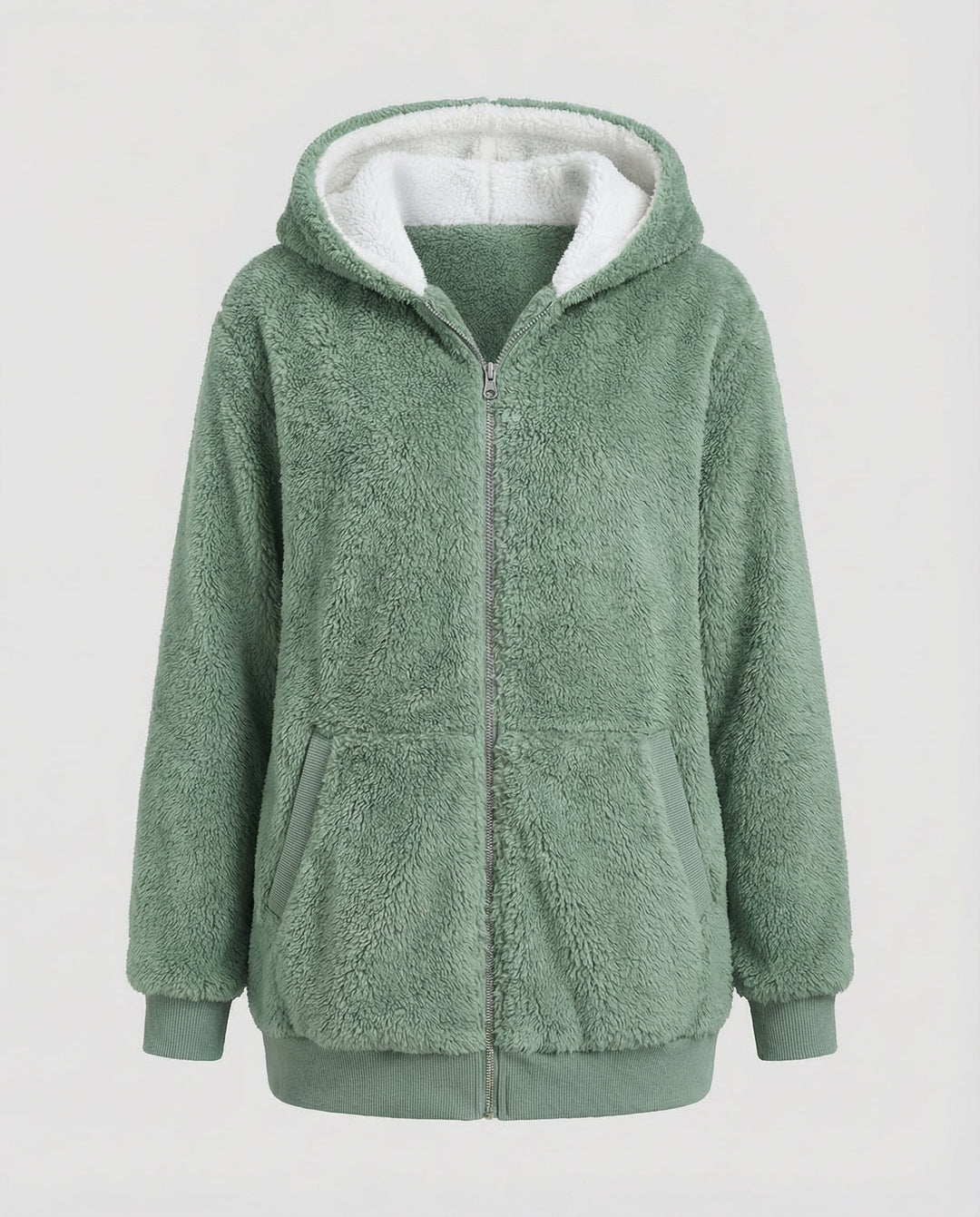 Übergroße Teddyjacke Damen | R&B