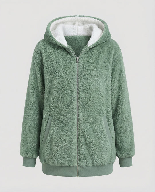 Übergroße Teddyjacke Damen | R&B