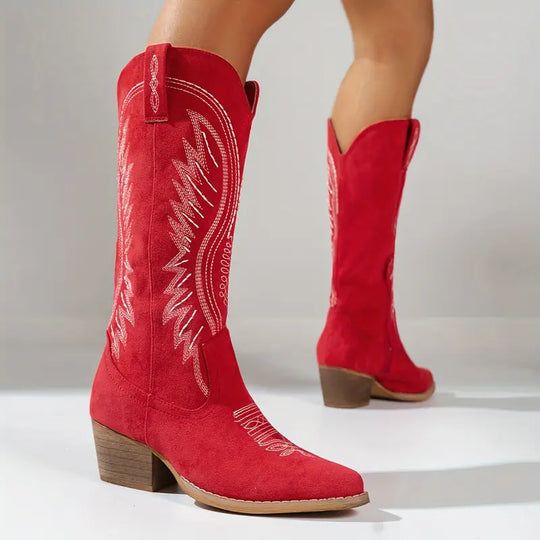 R&B | Elegante Gestickte Cowboystiefel