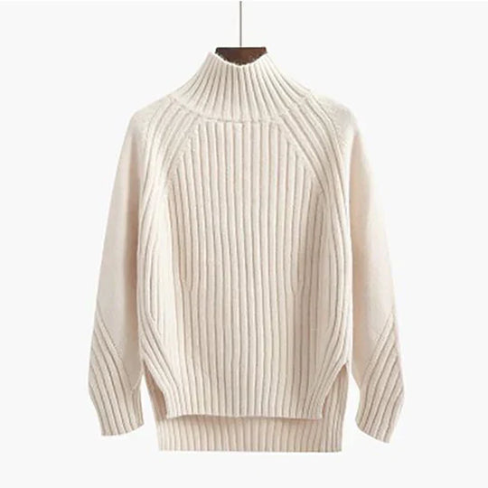 R&B | Pullover - Premium Rippstrick Rollkragenpullover