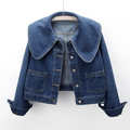R&B | Koreanische Kurze Denim Jacken für Frauen