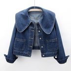R&B | Koreanische Kurze Denim Jacken für Frauen