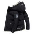 R&B | Wattierte Jacke mit Kapuze