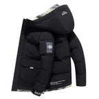 R&B | Wattierte Jacke mit Kapuze