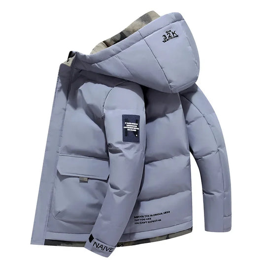 R&B | Wattierte Jacke mit Kapuze