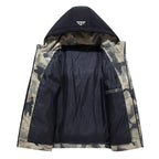 R&B | Wattierte Jacke mit Kapuze