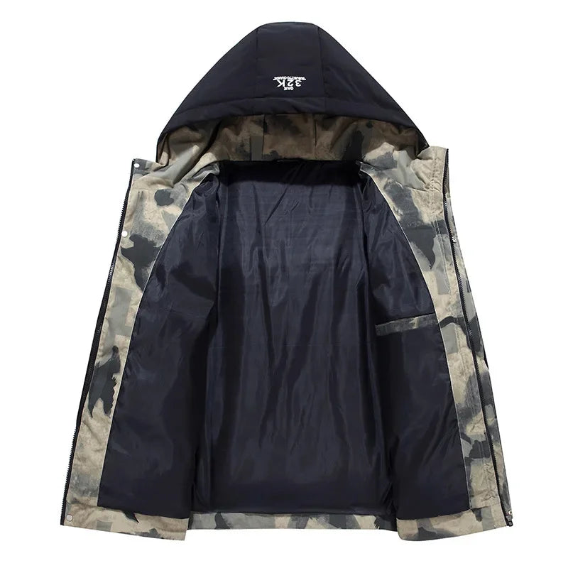 R&B | Wattierte Jacke mit Kapuze