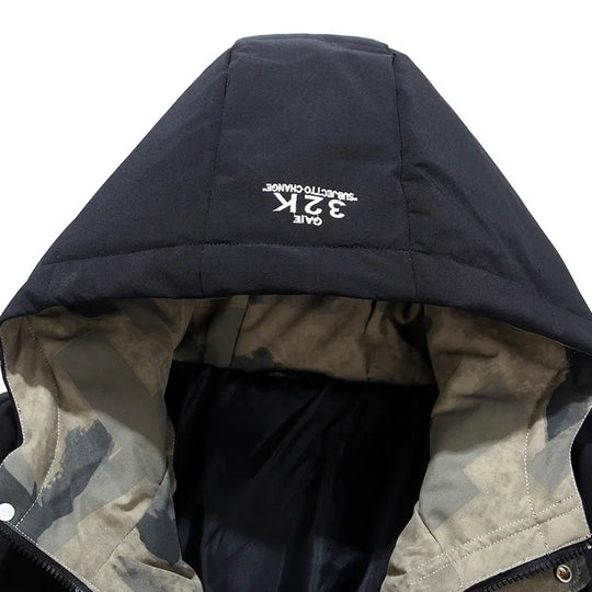 R&B | Wattierte Jacke mit Kapuze