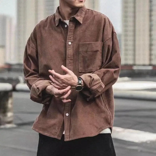 R&B | Corduroy Langarmhemd