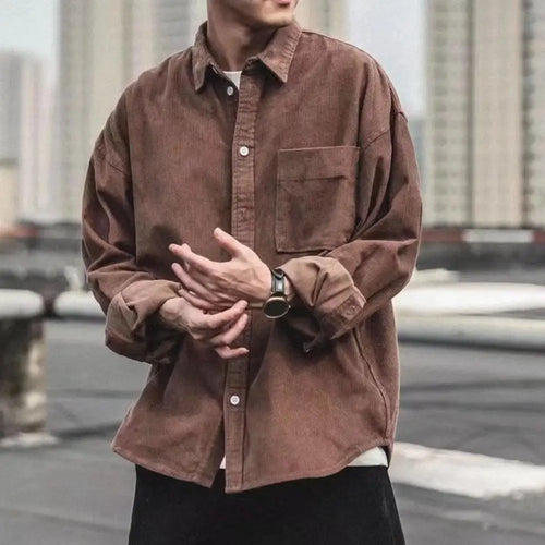 R&B | Corduroy Langarmhemd