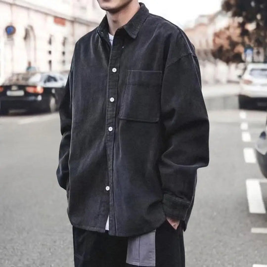 R&B | Corduroy Langarmhemd
