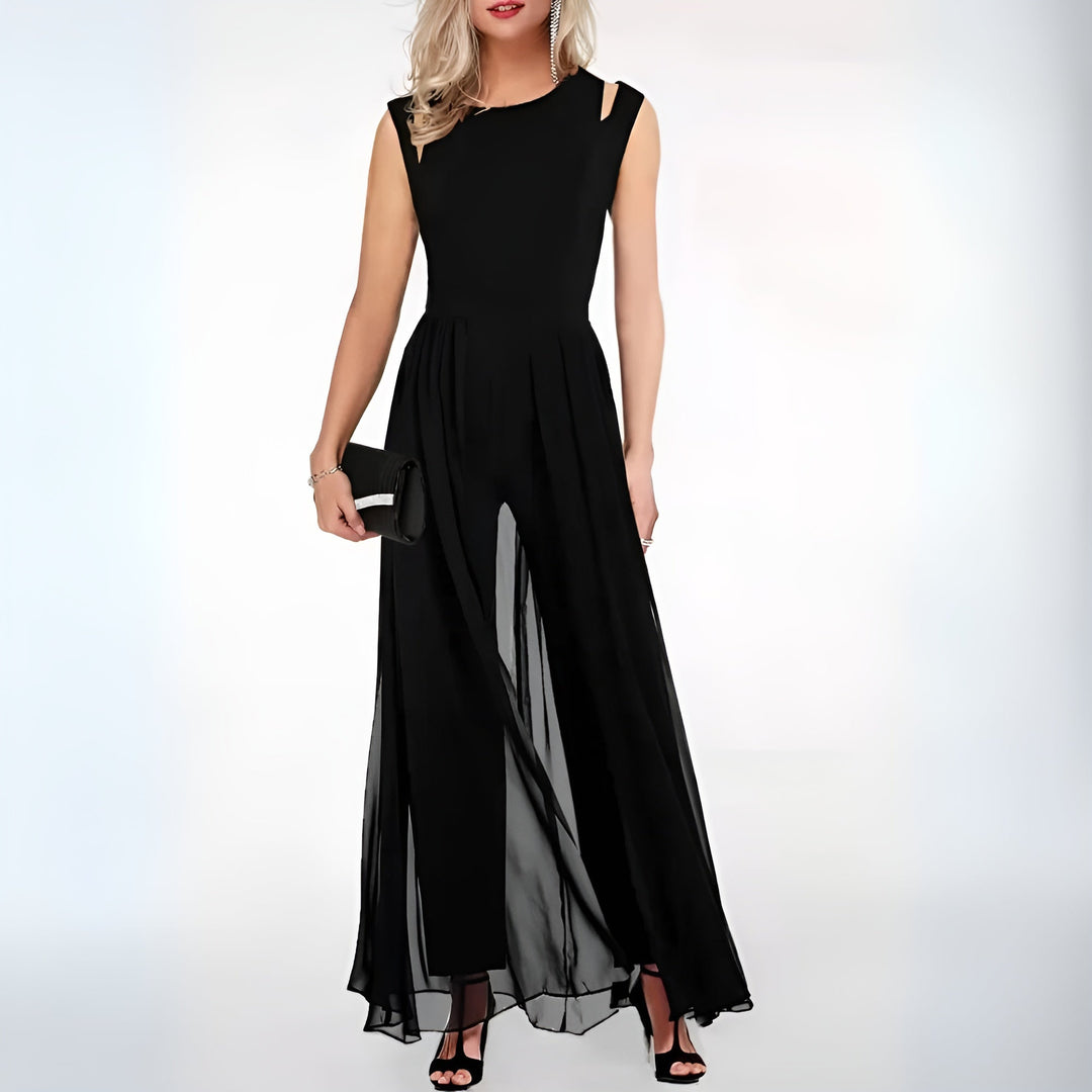 R&B | Jumpsuit - Chiffon - Ohne Ärmel - Eleganter Stil für Besondere Anlässe