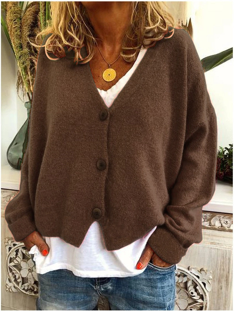 R&B | Lässige Cardigan mit Knopfleiste Weich und Warm Entspannte Alltagsstil