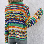 R&B | Gestreifter Strickpullover Mit Feinem Design