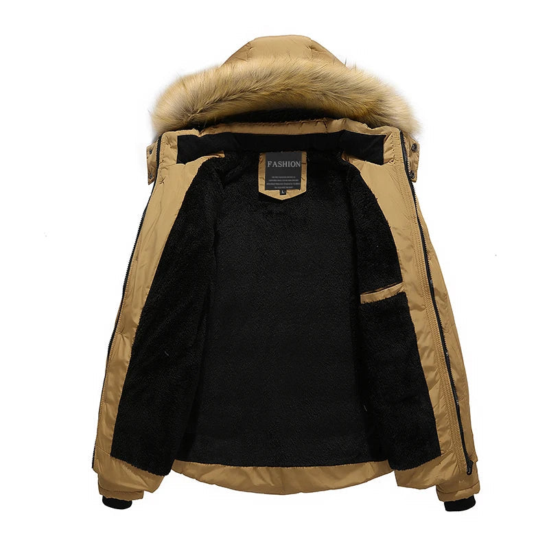 R&B | Parka mit Fellkragen und Kapuze