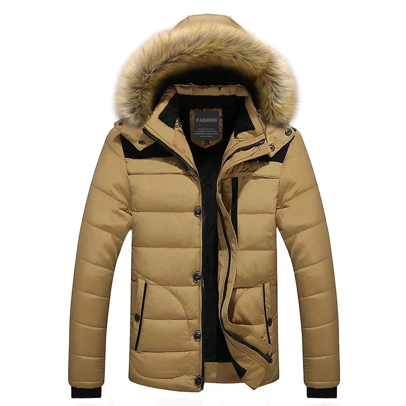 R&B | Parka mit Fellkragen und Kapuze