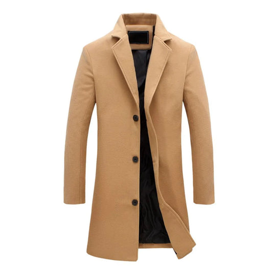 R&B - Stilvolle und Bequeme Lange Winterjacke für Herren