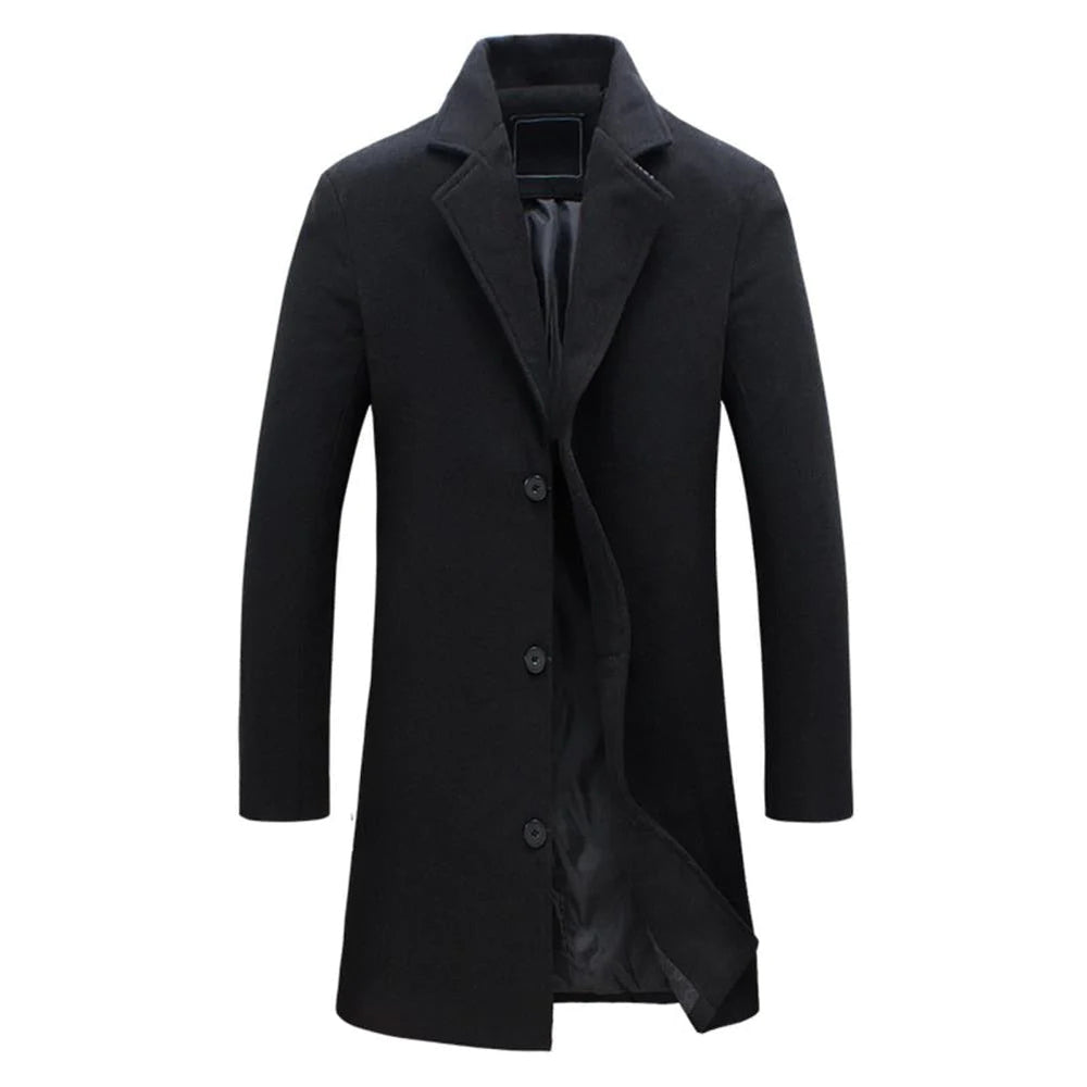 R&B - Stilvolle und Bequeme Lange Winterjacke für Herren