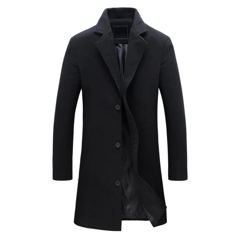 R&B - Stilvolle und Bequeme Lange Winterjacke für Herren