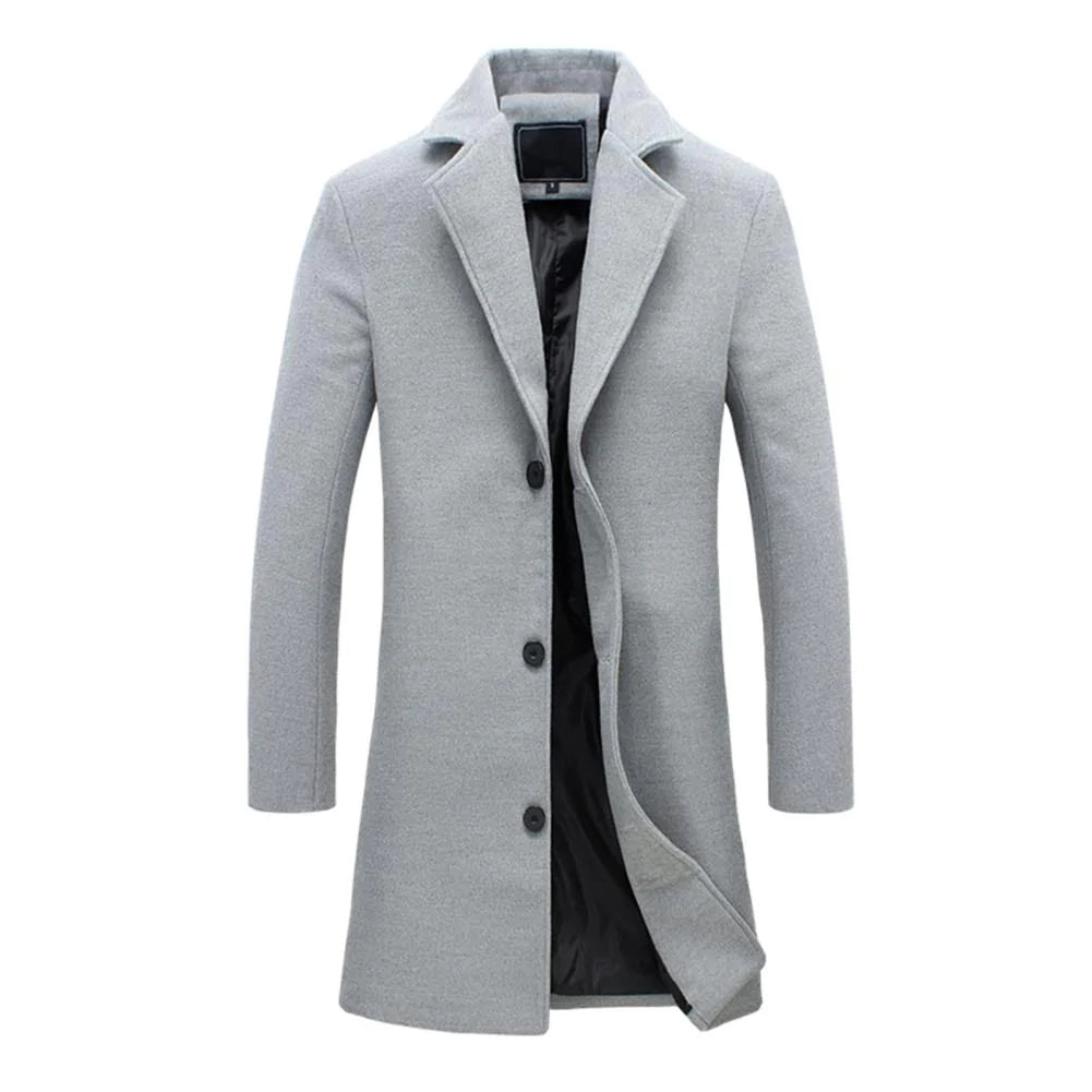 R&B - Stilvolle und Bequeme Lange Winterjacke für Herren
