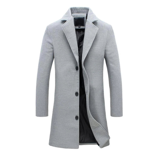 R&B - Stilvolle und Bequeme Lange Winterjacke für Herren