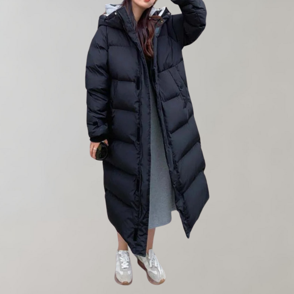R&B | Extra warmer und langer Daunenmantel für den Winter