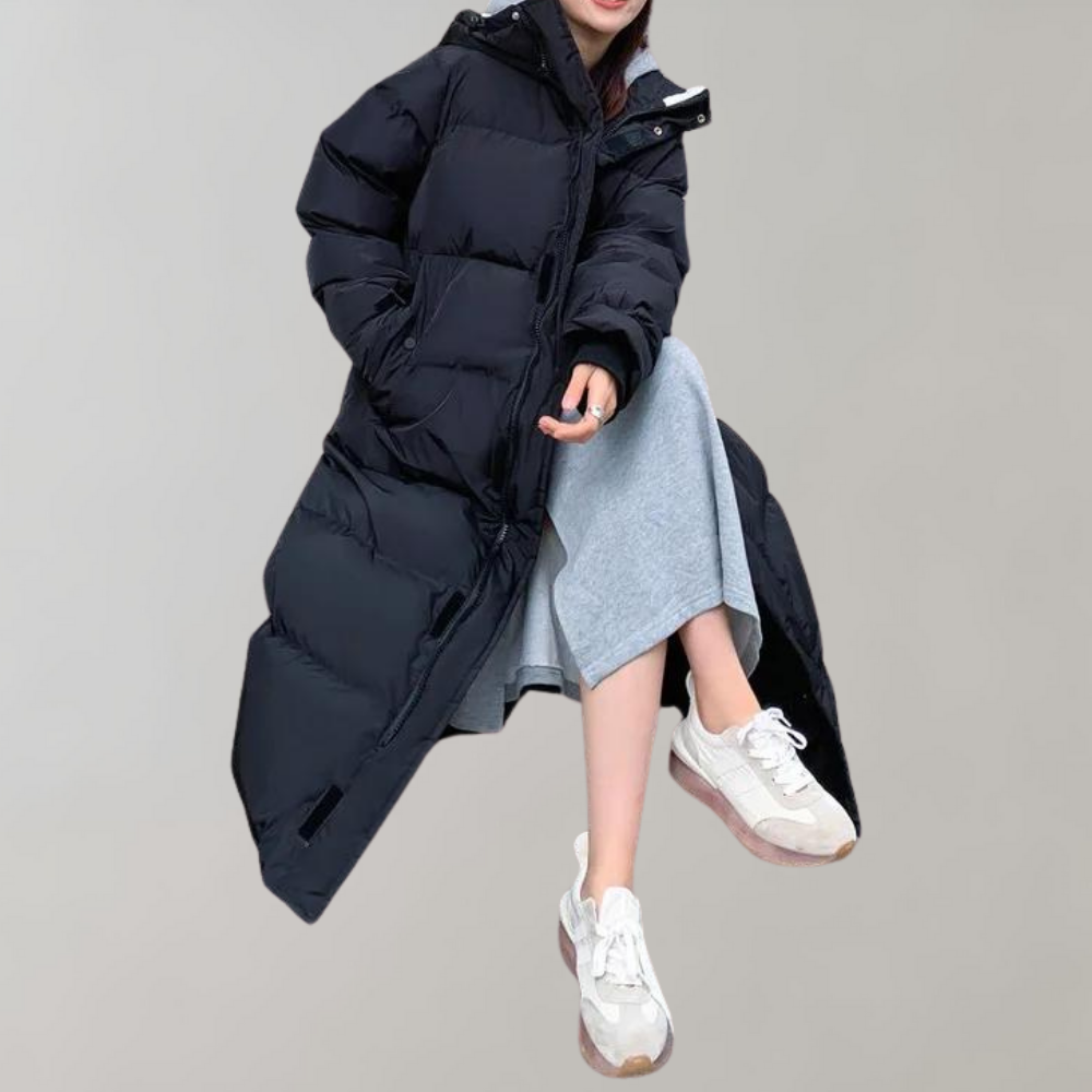R&B | Extra warmer und langer Daunenmantel für den Winter