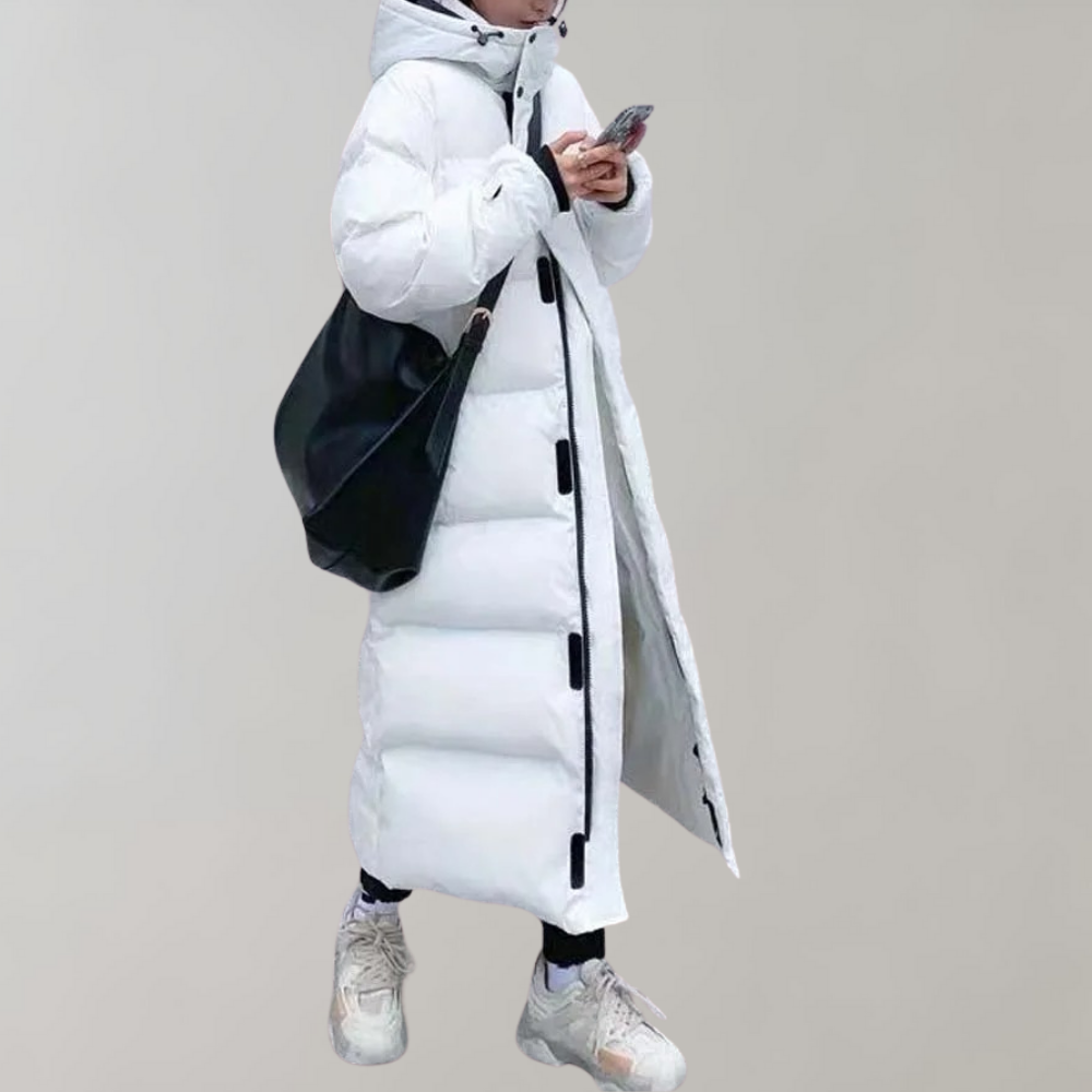 R&B | Extra warmer und langer Daunenmantel für den Winter