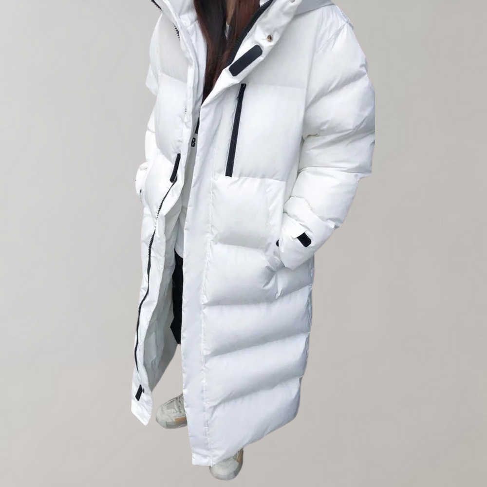 R&B | Extra warmer und langer Daunenmantel für den Winter